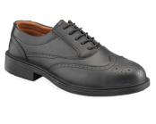 Black Brogue Safety Shoe